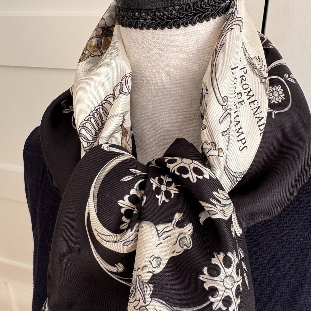 100% silk designer inspired scarf